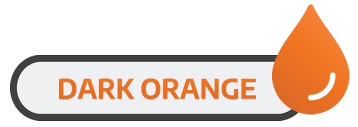 The words "dark orange" appear alongside an orange drop of liquid