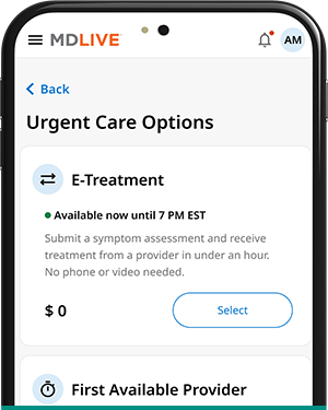 Step 1 of E-Treatment