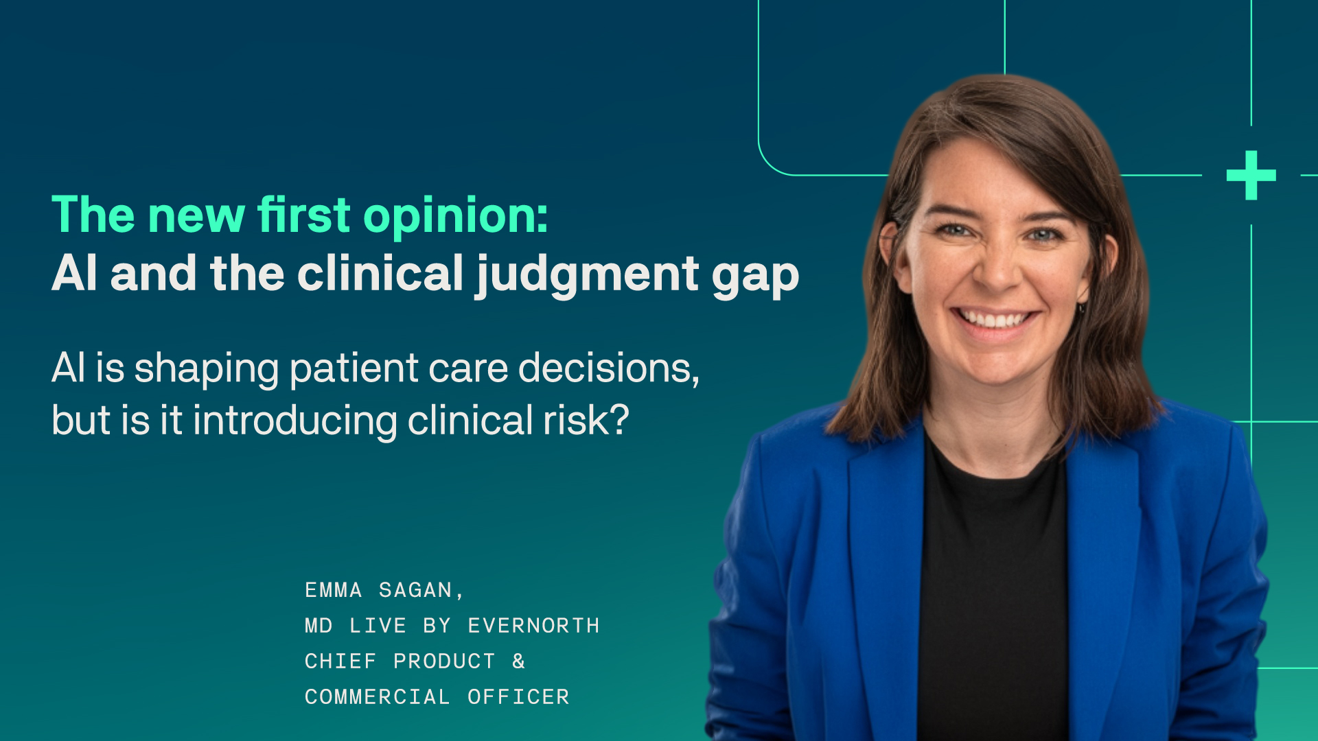 The new first opinion: AI and the clinical judgment gap