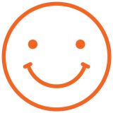 Happy face icon