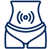 a person's stomach rumbles