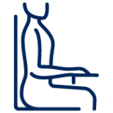 a person sitting in a chair