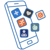 the average American uses six different health-related apps